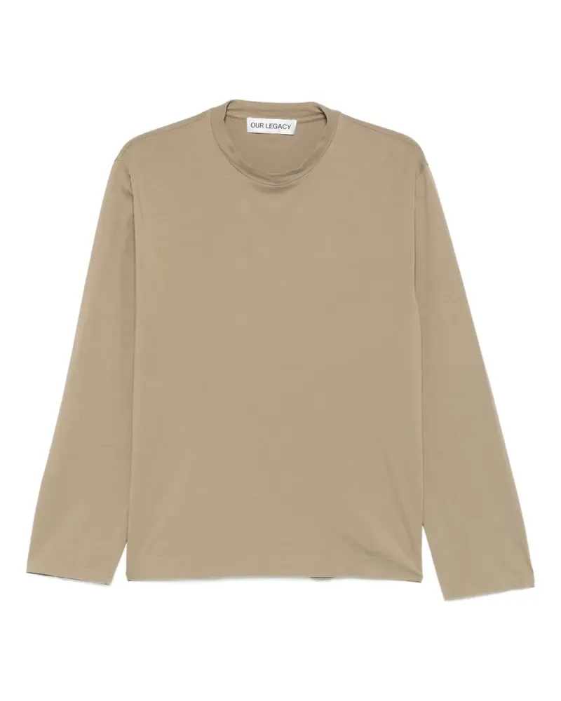 Our Legacy Klassisches Langarmshirt - Nude Nude