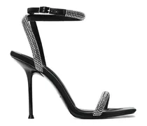 Julie crystal-embellished sandals - Schwarz