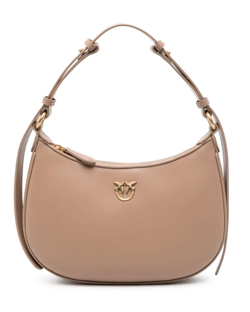 Pinko Mini Love Schultertasche - Nude Nude