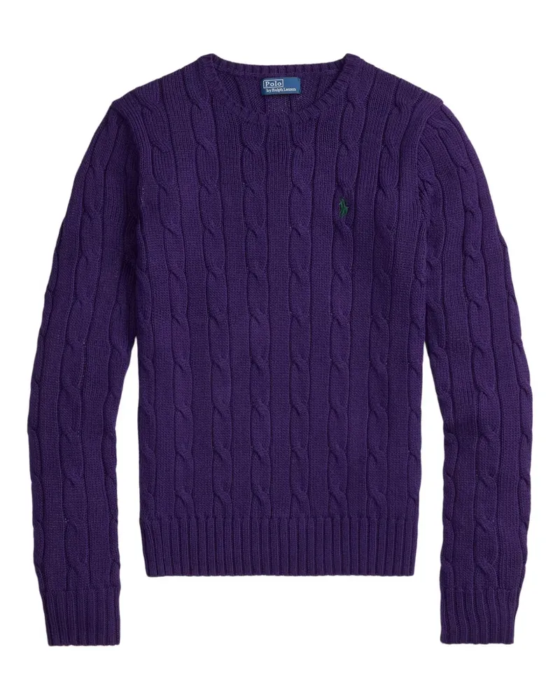 Ralph Lauren Pullover mit Zopfmuster - Violett Violett