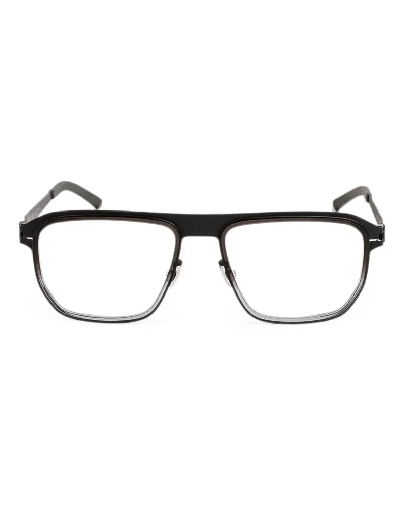 Mykita Oversized-Brille mit geometrischem Gestell - Grau Grau