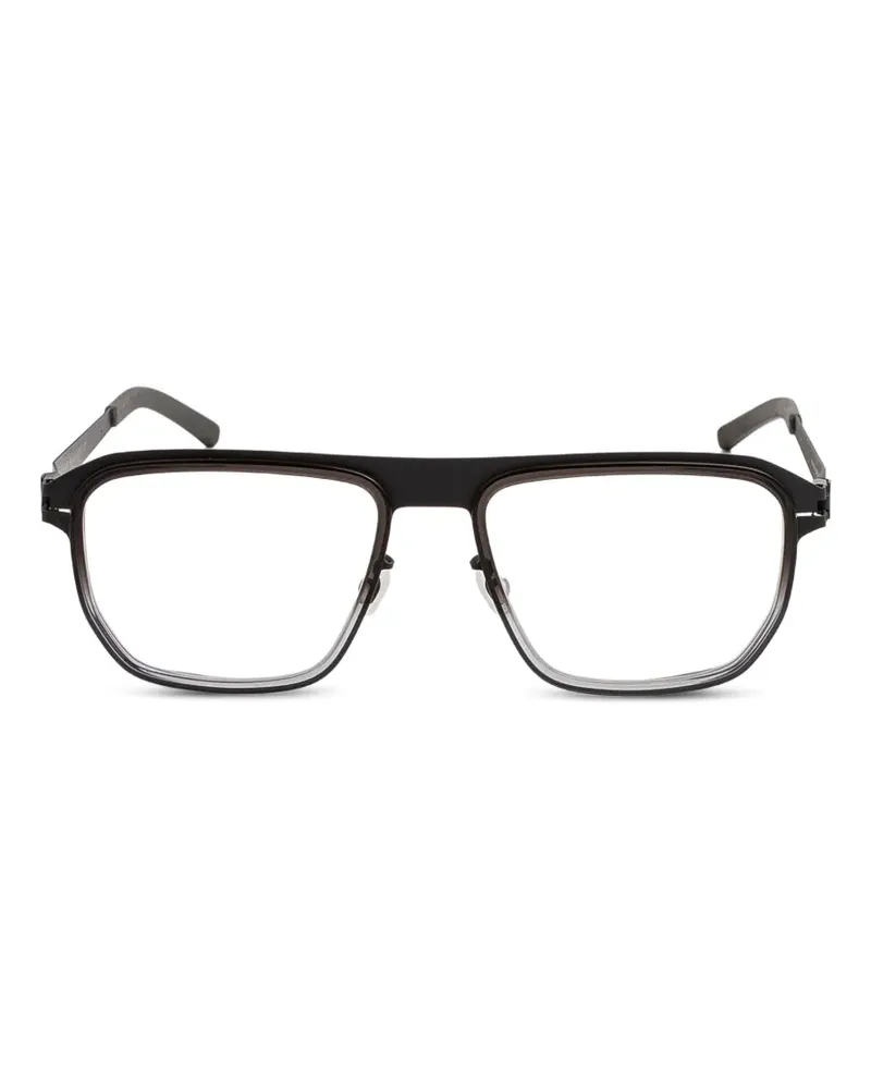 Mykita Oversized-Brille mit geometrischem Gestell - Grau Grau