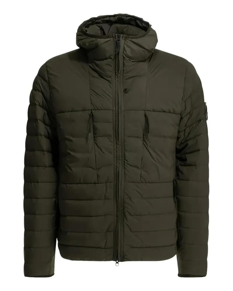 Stone Island quilted hooded jacket - Grün Grün