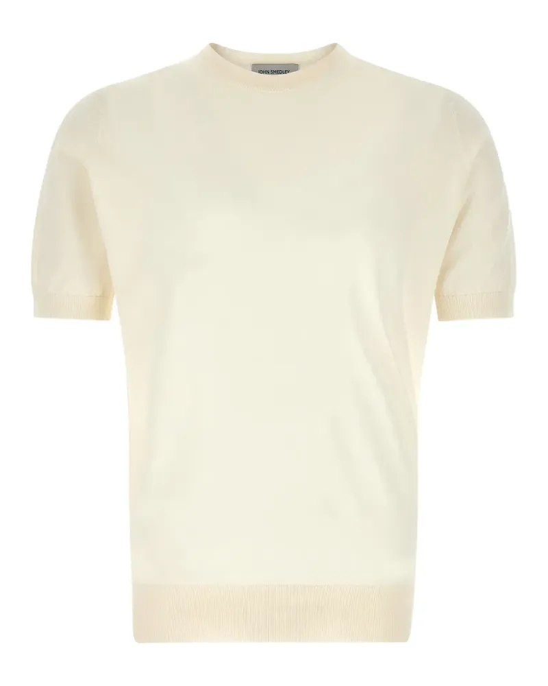 John Smedley Kempton T-Shirt mit rundem Ausschnitt - Nude Nude