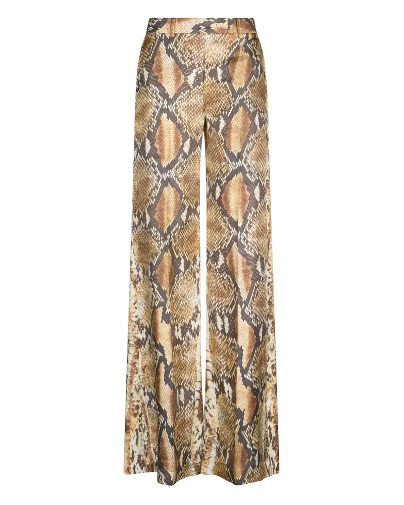 Roberto Cavalli Hose mit Schlangen-Print - Braun Braun