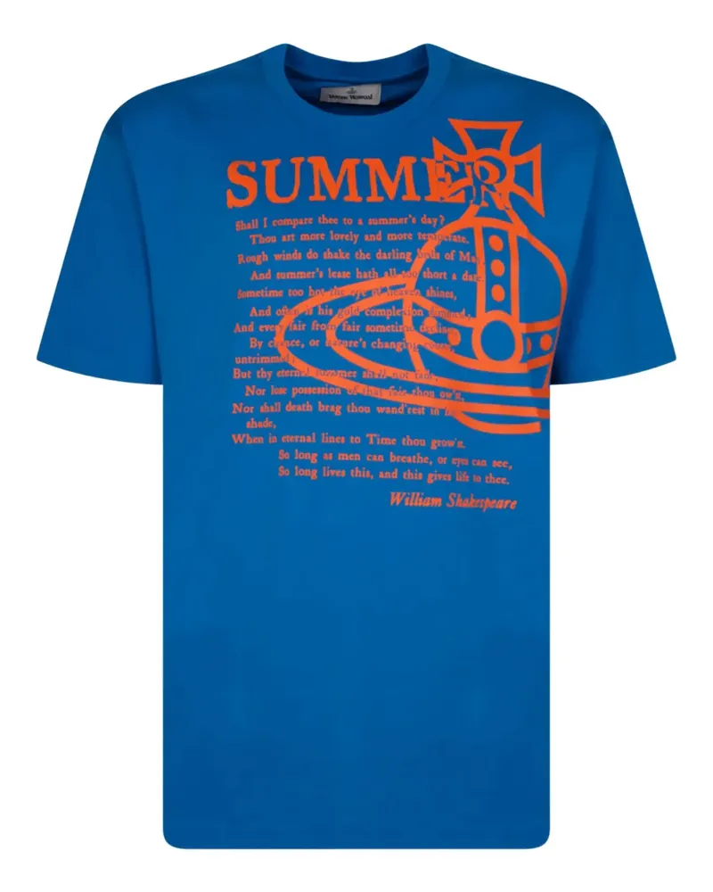 Vivienne Westwood Summer T-Shirt - Blau Blau