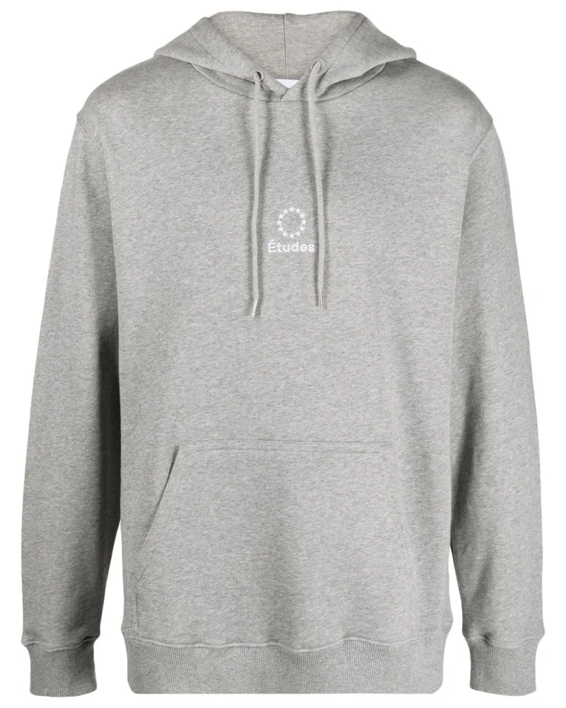 Études Studio Hoodie aus Bio-Baumwolle Grau