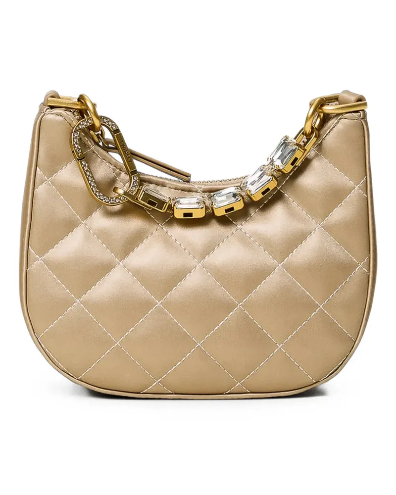 Twin-Set Handtasche mit Kristallen - Nude Nude