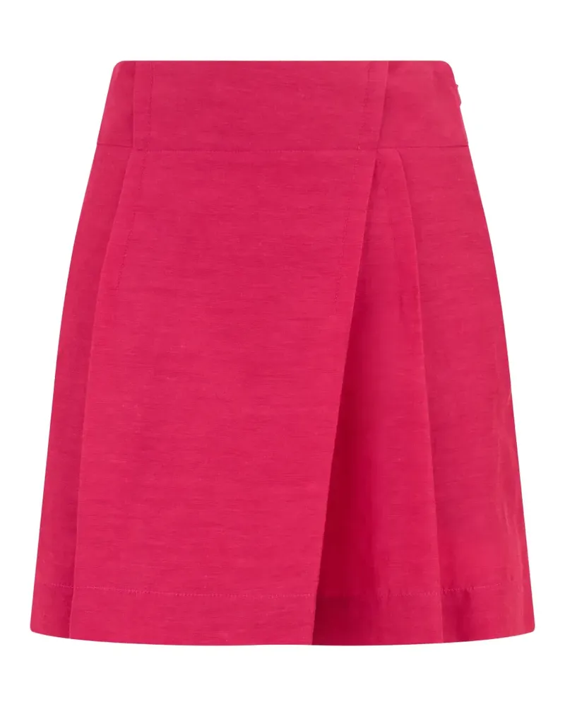 Alberta Ferretti wrap-design pleated skorts - Rosa Rosa