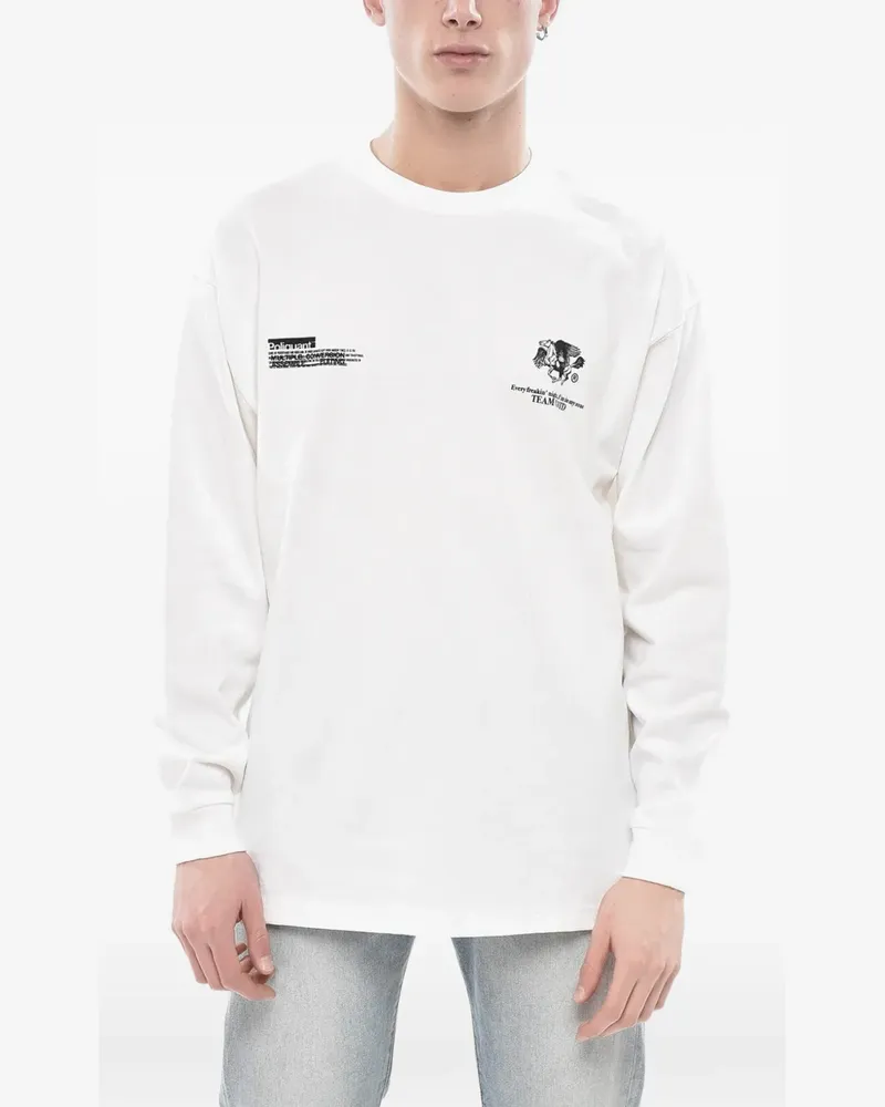 Children Of The Discordance Sweatshirt mit Kontrast-Print - Weiß Weiß