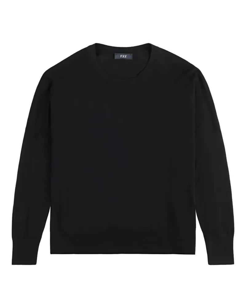 Fay long-sleeve sweater - Schwarz Schwarz