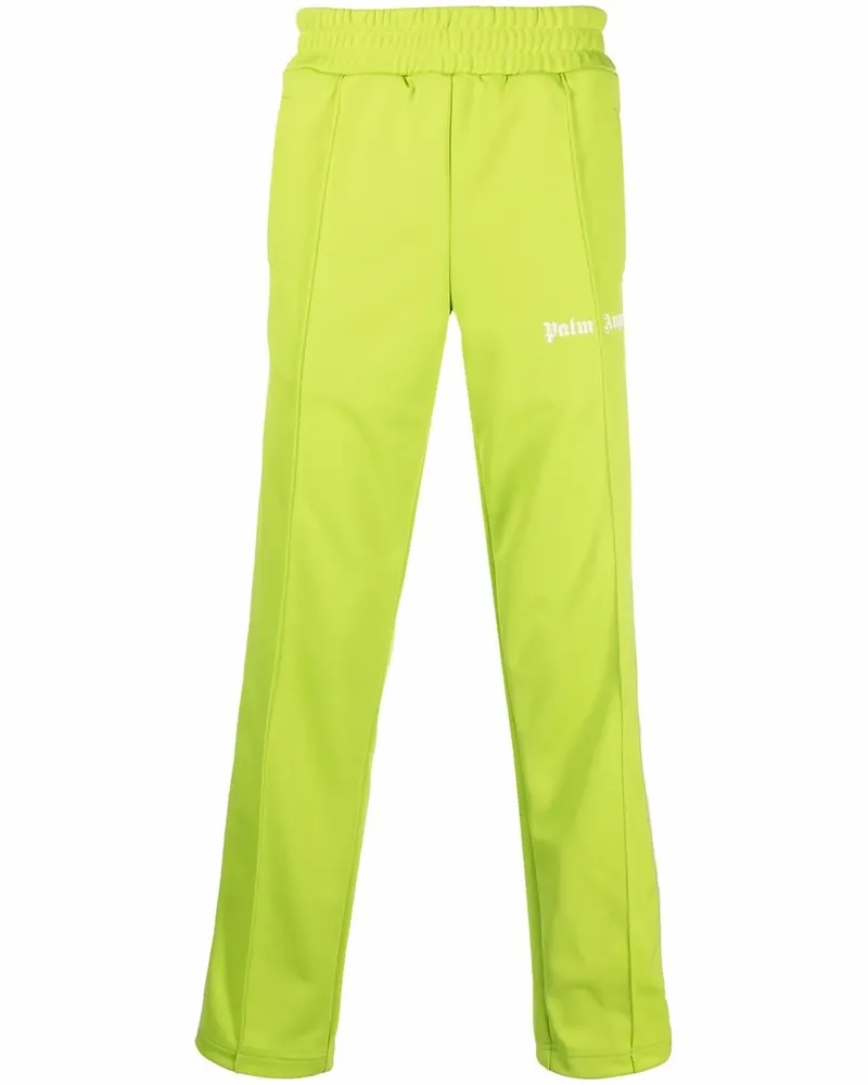 Palm Angels Sporthose mit Logo-Print - Grün Grün