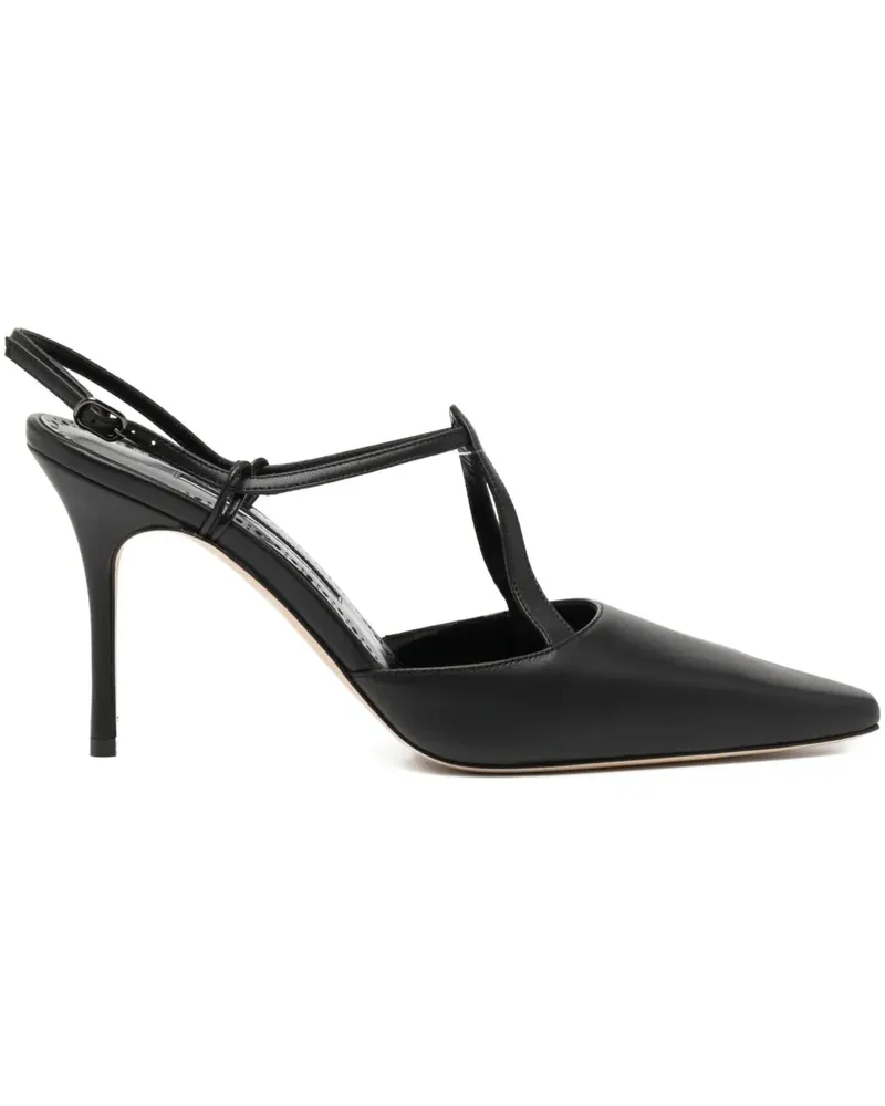Manolo Blahnik Minia Pumps 90mm - Schwarz Schwarz