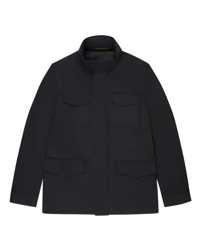 Slowear Jacke mit aufgesetzten Taschen - Schwarz Schwarz