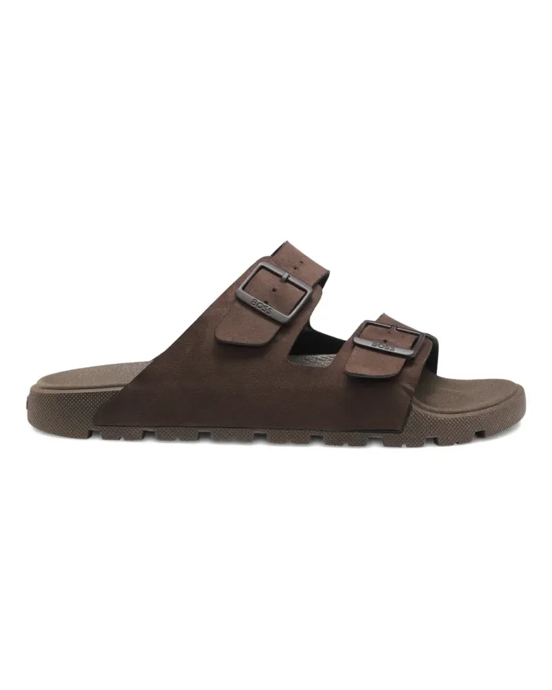 HUGO BOSS Sandalen mit Schnallenriemen - Braun Braun