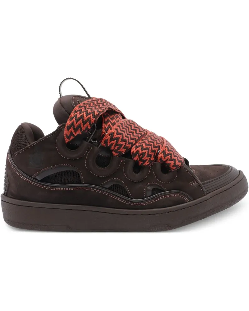 Lanvin Sneakers aus Leder - Braun Braun
