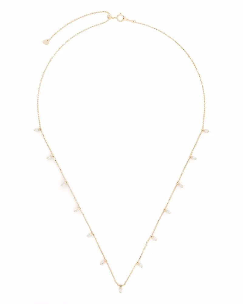 DJULA 18kt Gelbgoldhalskette mit Diamanten Gold