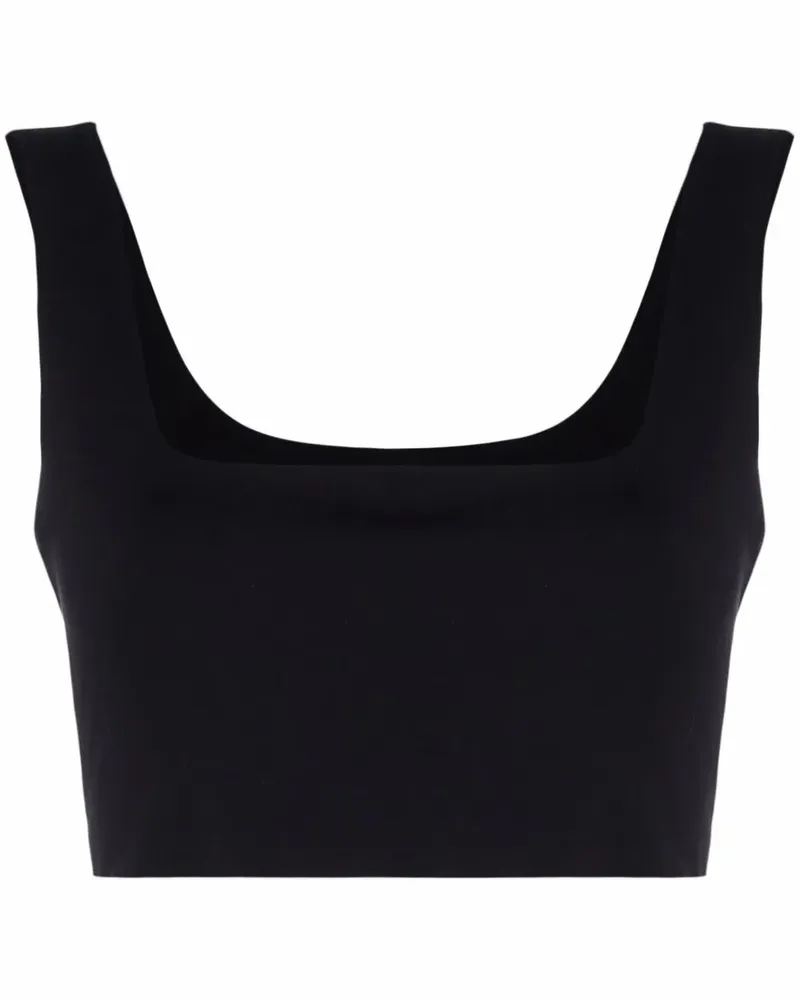 MANURÍ Miss Jane Cropped-Top - Schwarz Schwarz