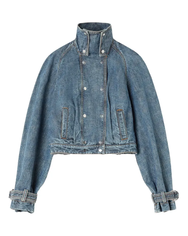Lanvin Jacke mit Stehkragen - Blau Blau