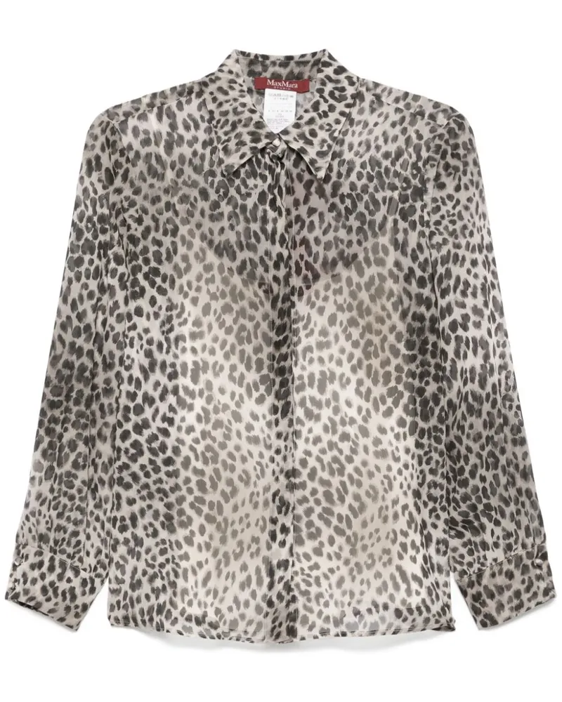 Max Mara Valzer Hemd - Schwarz Schwarz