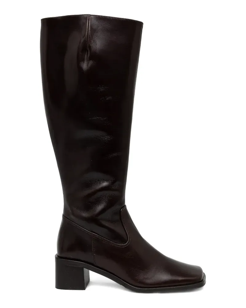 Billi Bi square-toe heeled boots - Braun Braun