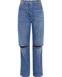 J.W.Anderson Straight-Leg-Jeans mit Cut-Outs Blau