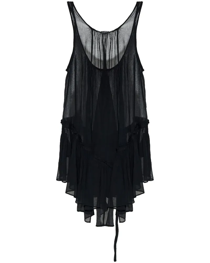 AllSaints Rach Oberteil - Schwarz Schwarz