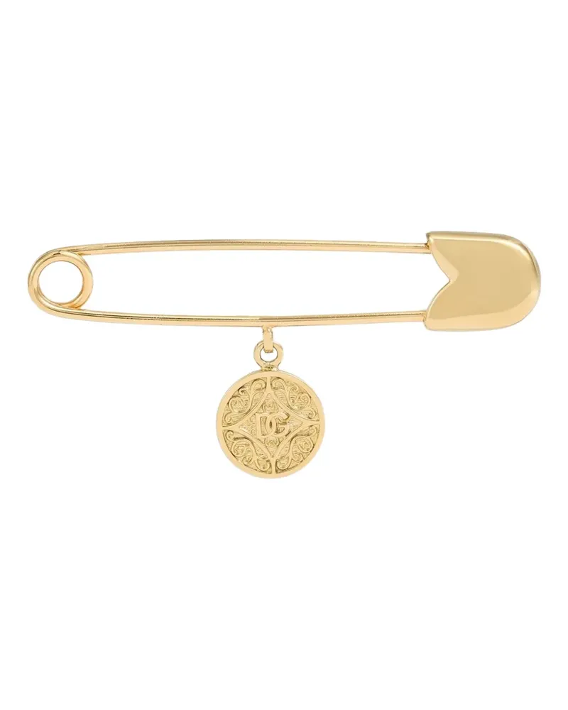 Dolce & Gabbana Sicherheitsnadel mit Anhänger - Gold Gold