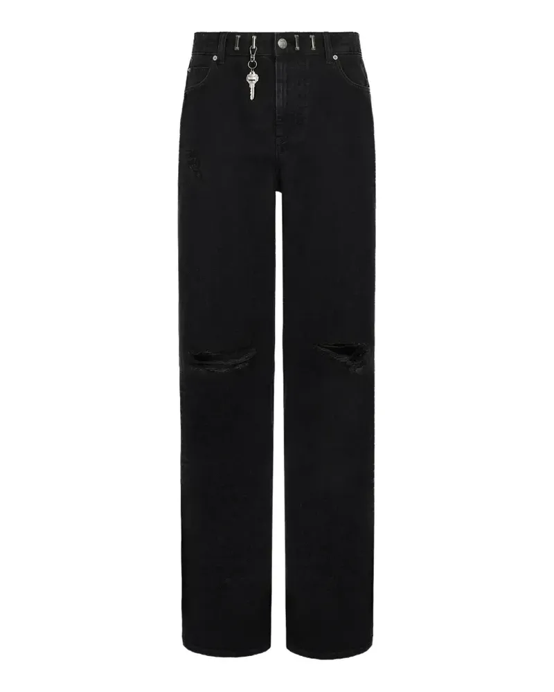 Seen Users Chatelaine Jeans im Distressed-Look - Schwarz Schwarz
