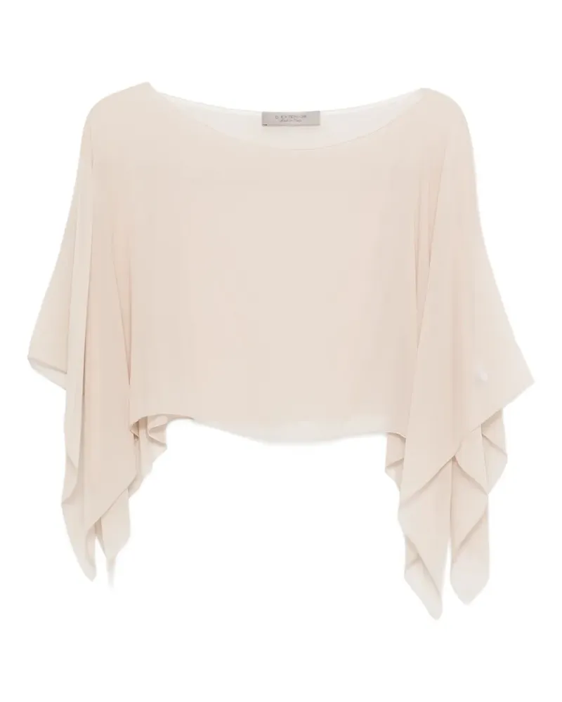 D.EXTERIOR Drapiertes Cape-Top - Nude Nude