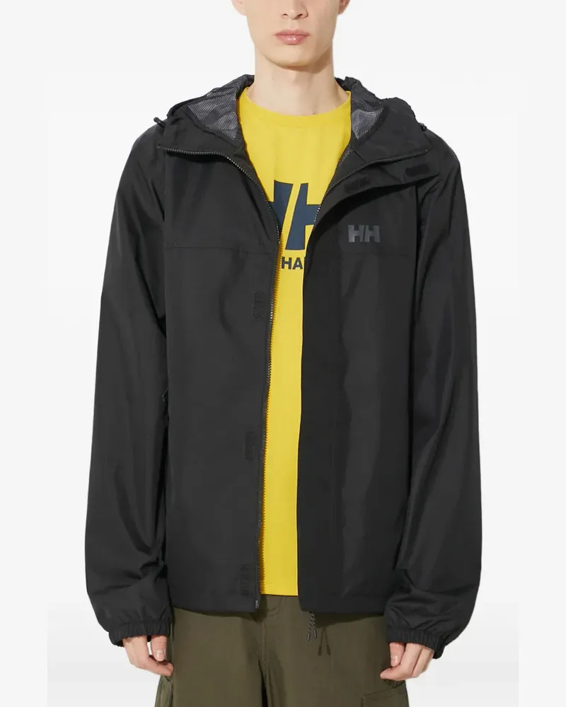 Helly Hansen Vancouver hooded logo-print jacket - Schwarz Schwarz