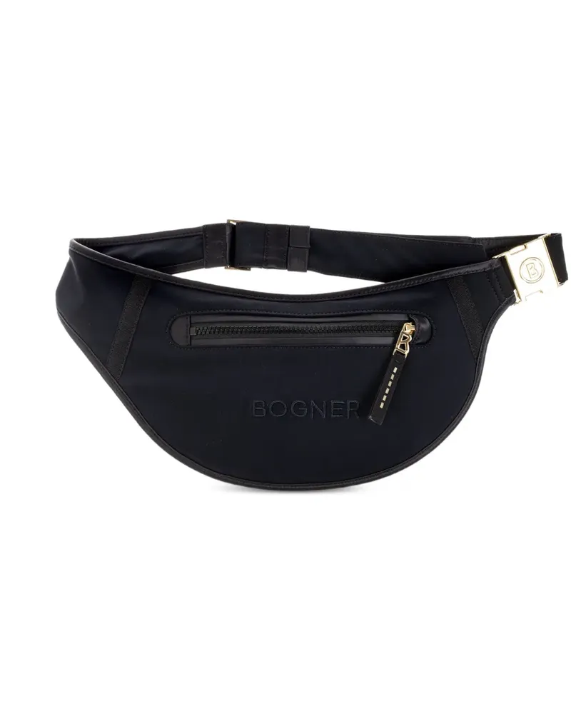 Bogner Karla embroidered logo belt bag - Schwarz Schwarz