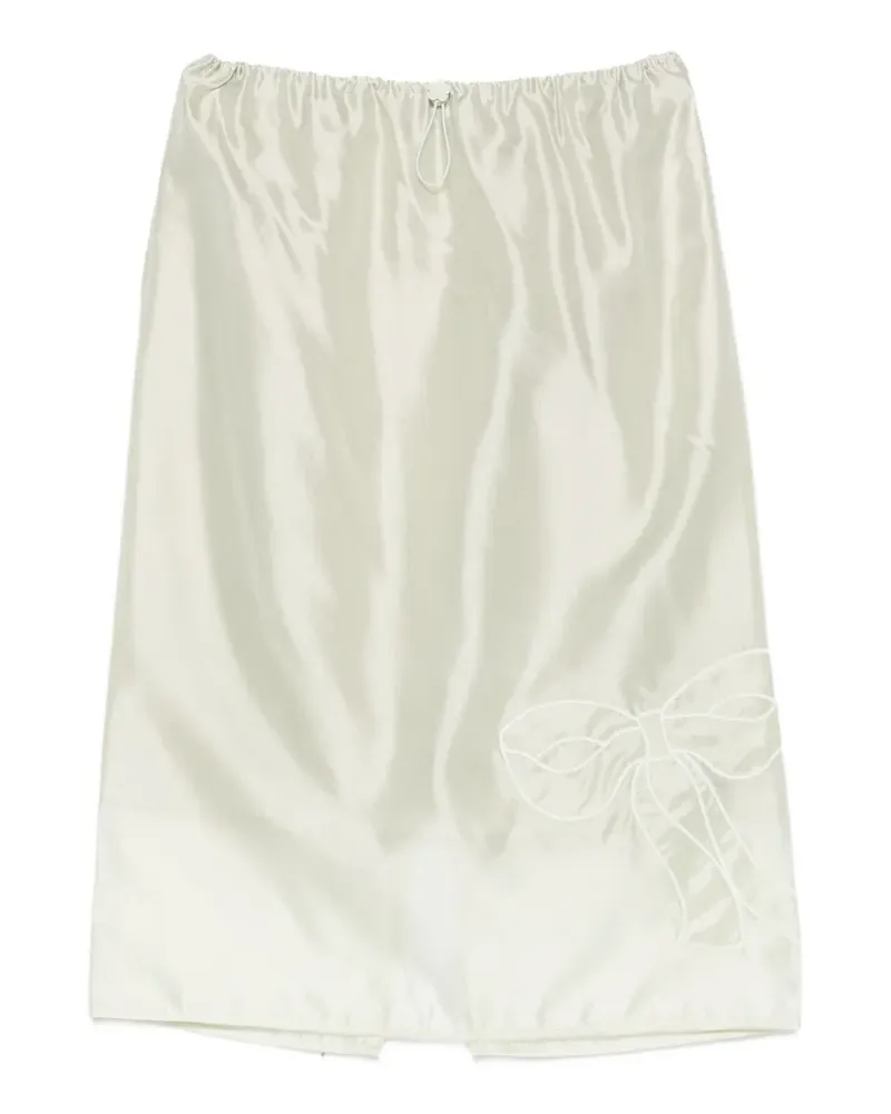 Cecilie Bahnsen Bria Midirock aus Organza - Grün Grün