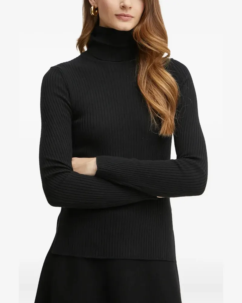 IVY & OAK Karo Pullover - Schwarz Schwarz