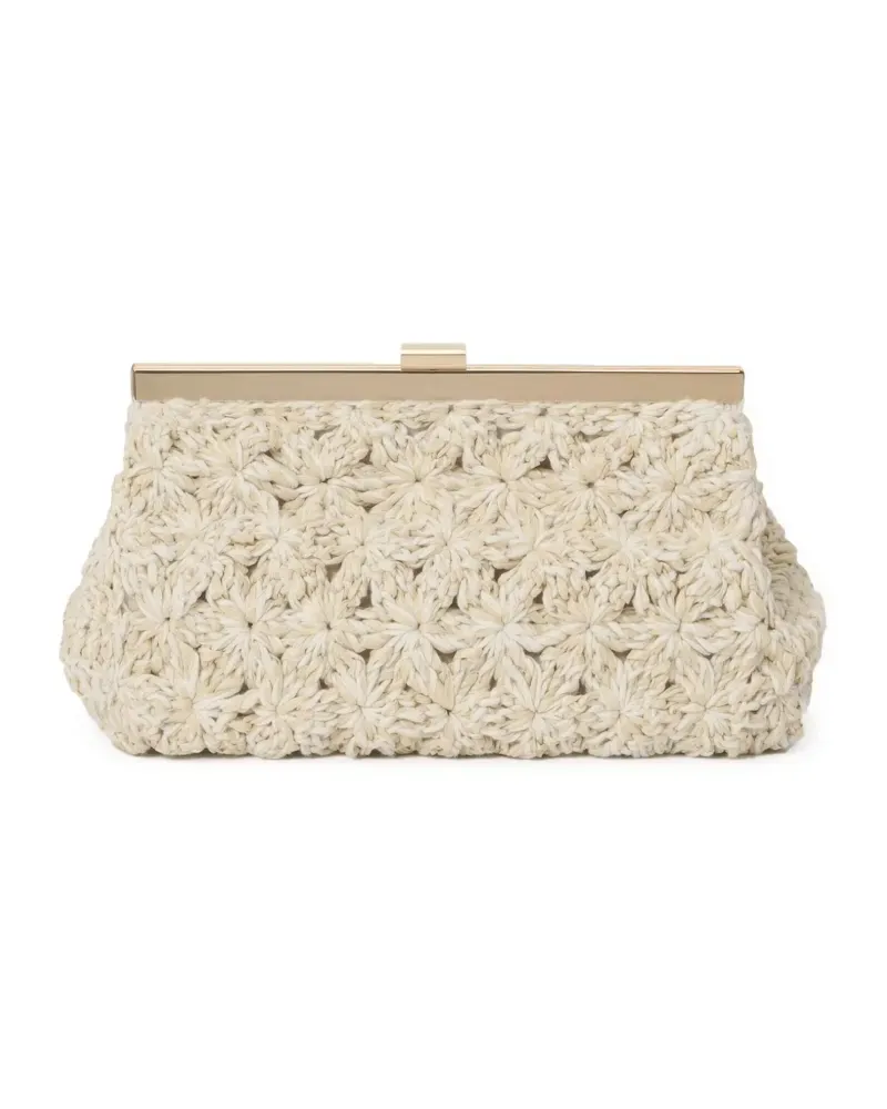 Fabiana Filippi Gehäkelte Clutch - Nude Nude