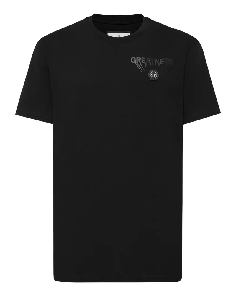 Philipp Plein T-Shirt mit Logo-Print - Schwarz Schwarz