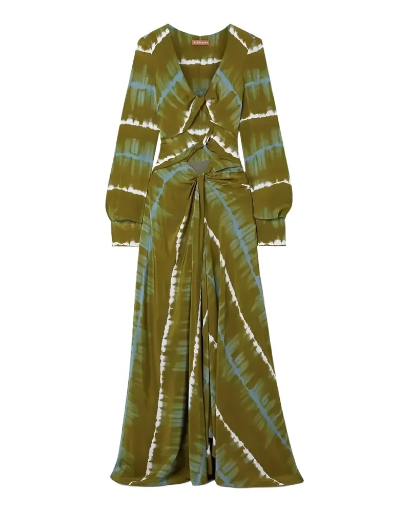 Altuzarra Helenos twist-front maxi dress - Grün Grün