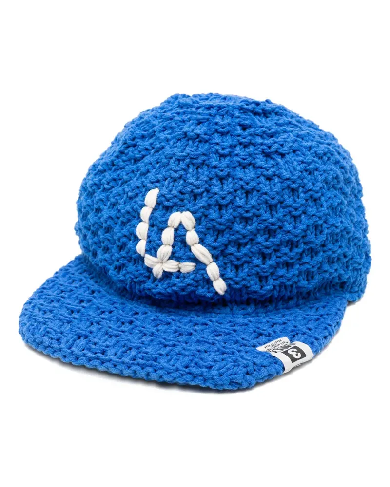 MIHARAYASUHIRO knitted baseball cap - Blau Blau