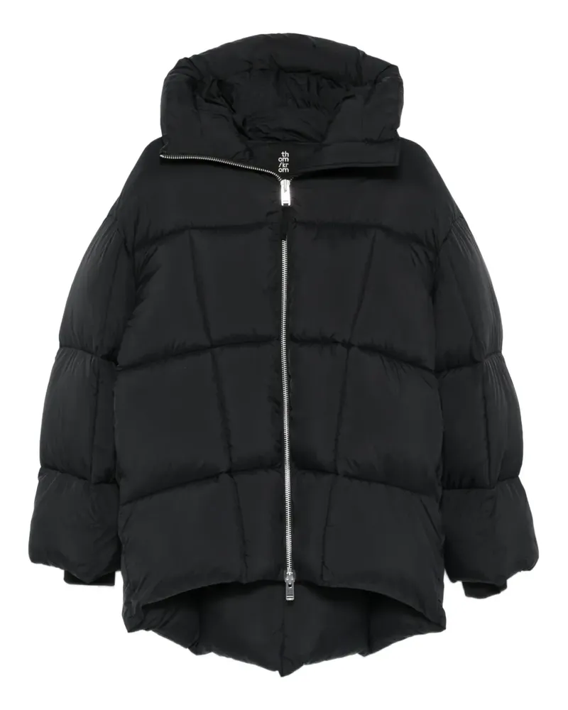 THOM KROM quilted high-neck jacket - Schwarz Schwarz