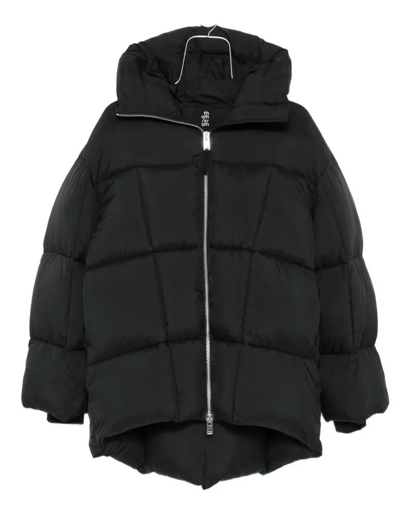 THOM KROM quilted high-neck jacket - Schwarz Schwarz