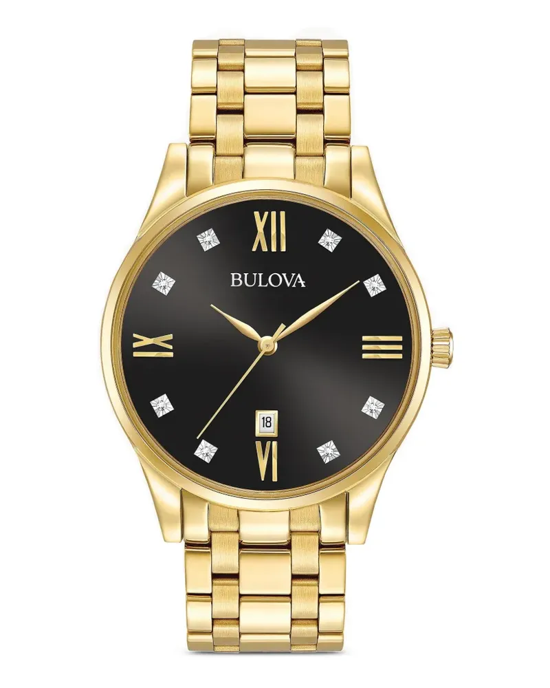 BULOVA round-case 40mm watch - Schwarz Schwarz