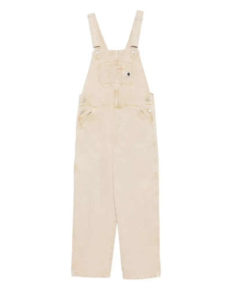 Carhartt WIP Latzhose mit Knopfverschluss - Nude Nude