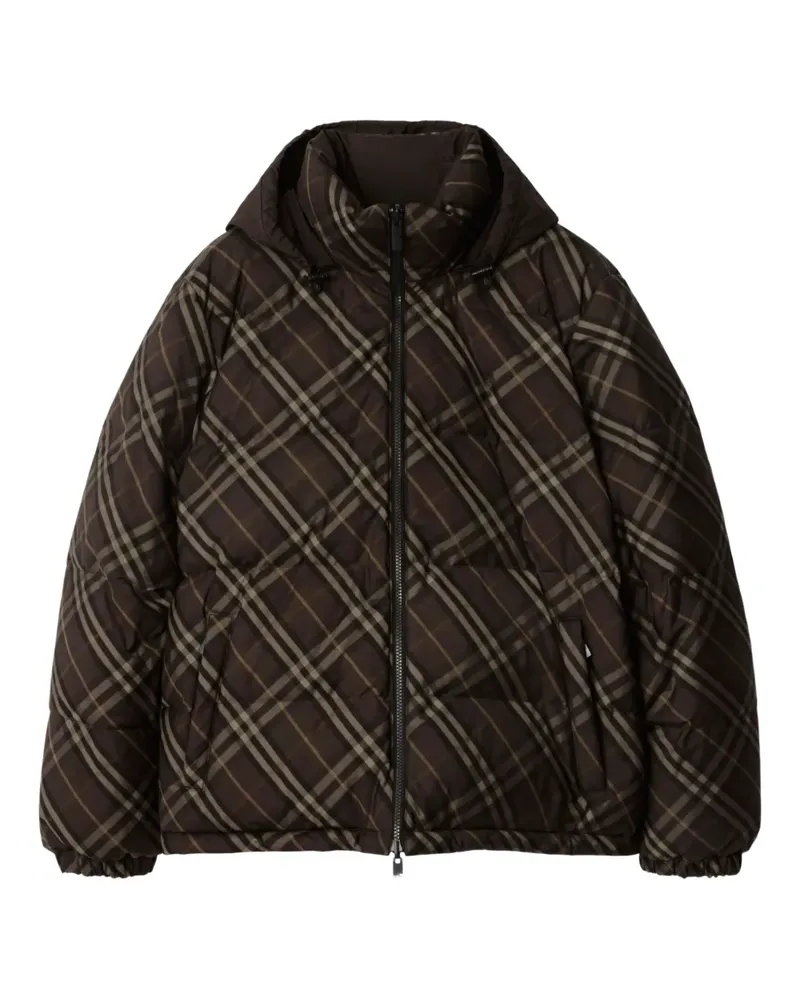 Burberry Karierte Steppjacke - Braun Braun