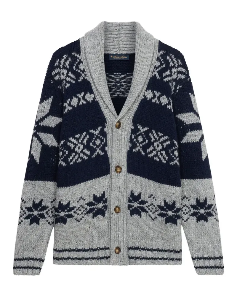 Brooks Brothers shawl-collar cardigan - Grau Grau
