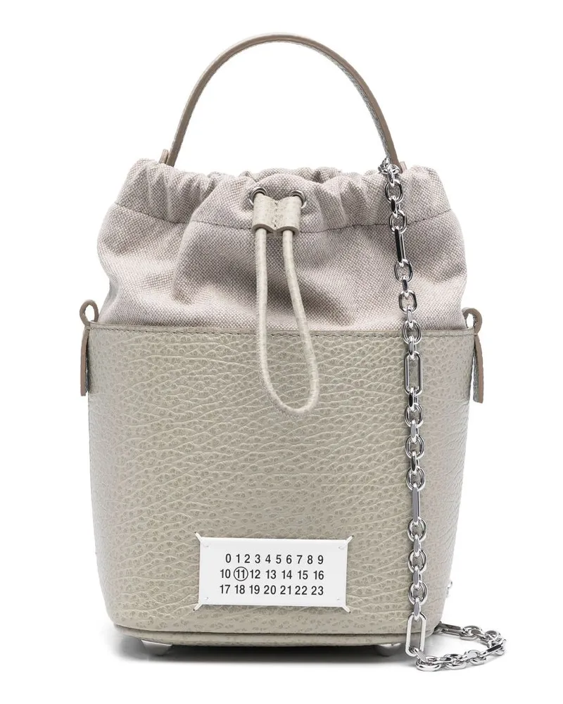 Maison Margiela Kleine 5AC Beuteltasche - Braun Braun