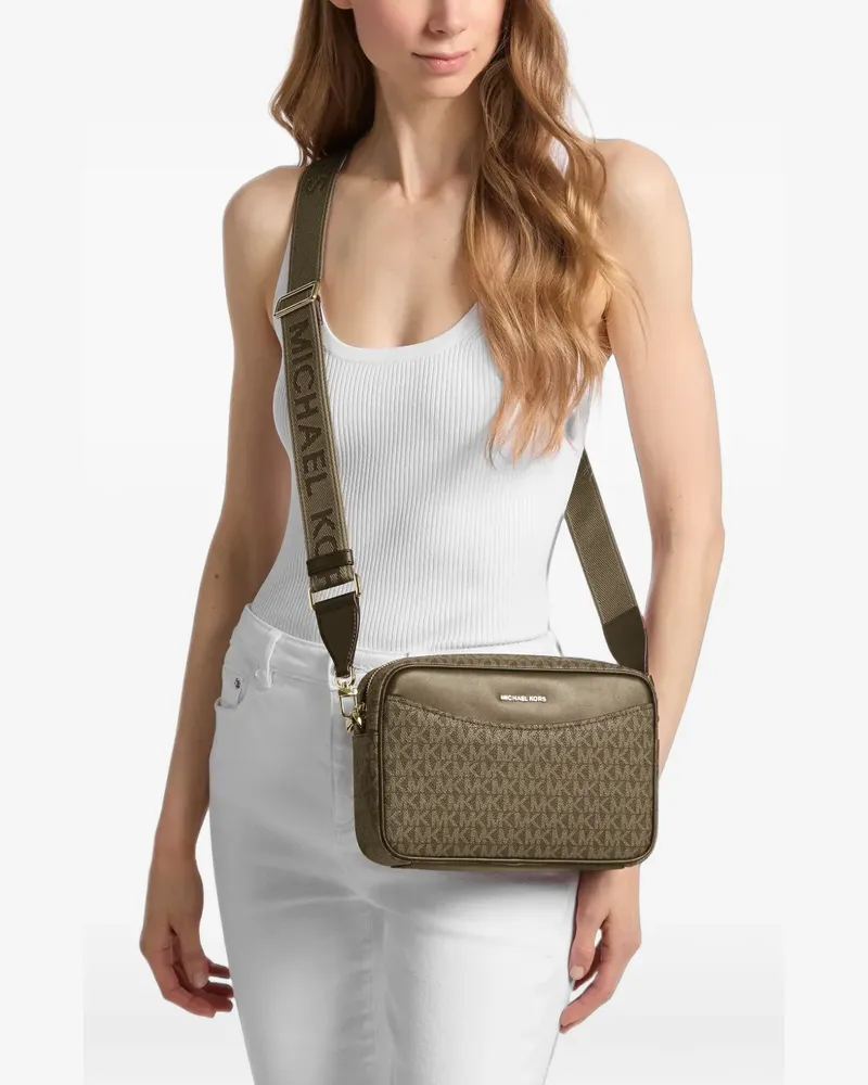 Michael Kors Große Schultertasche mit exklusivem Bev-Logo - Braun Braun