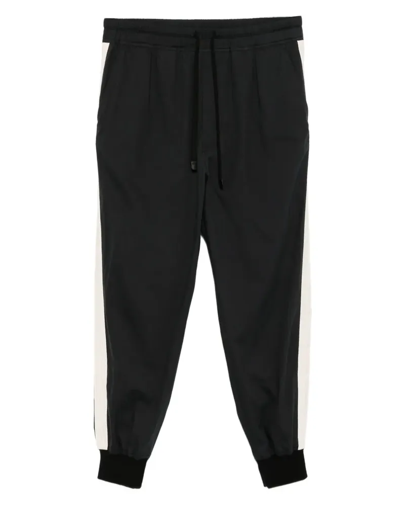Tom Ford Hose mit Kontrastfarben - Schwarz Schwarz