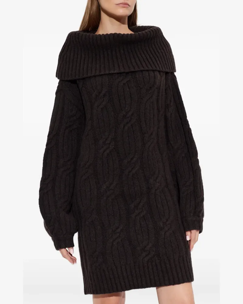Gestuz Gzjosely cable-knit mini dress - Braun Braun