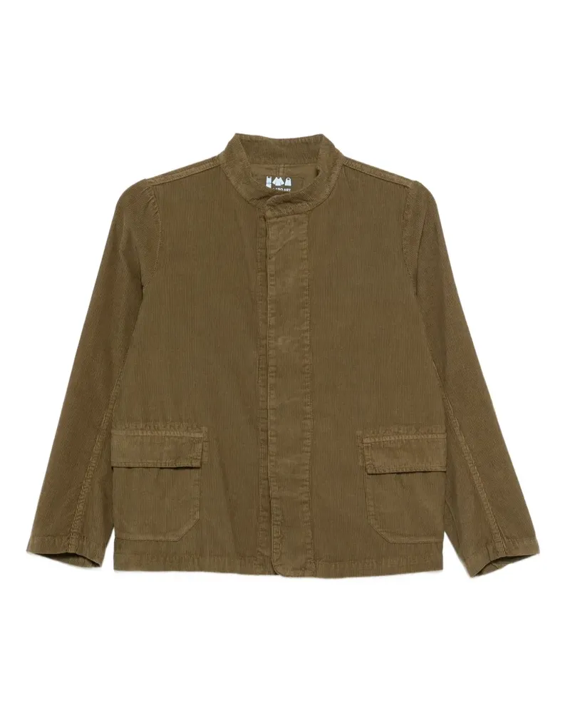 LABO.ART Klassische Cordjacke - Grün Grün