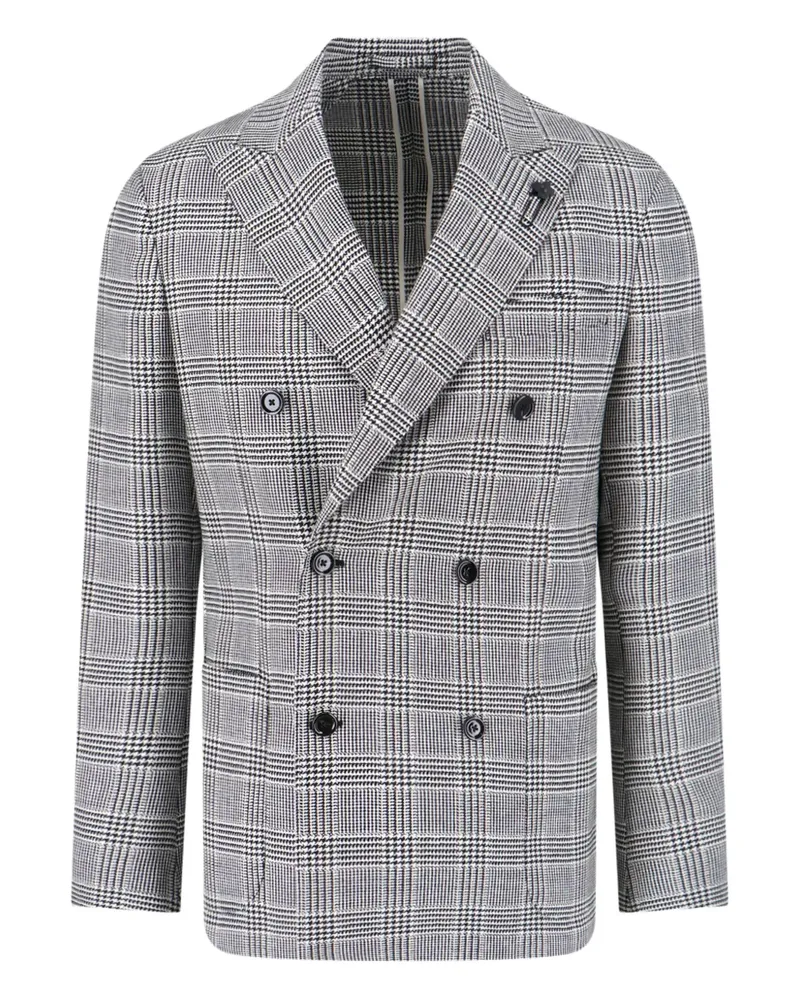 LARDINI double-breasted blazer - Grau Grau